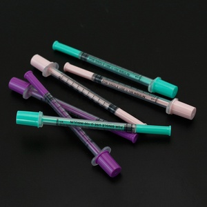 Jeringas <span class=keywords><strong>de</strong></span> <span class=keywords><strong>Insulina</strong></span> <span class=keywords><strong>de</strong></span> Colores, Caja <span class=keywords><strong>de</strong></span> 1 ml, 31 g, <span class=keywords><strong>100</strong></span> <span class=keywords><strong>Unidades</strong></span>, 6 mm, 8 mm - Product Image 1