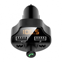 Modulator FM Port USB ganda Harga Murah pabrik Handsfree MP3 Player T66 mobil kit pemancar FM