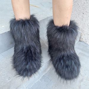 <span class=keywords><strong>Botas</strong></span> <span class=keywords><strong>de</strong></span> Nieve <span class=keywords><strong>de</strong></span> Invierno Nuo Estilo Europeo Americano con Peluche, Cerradas, Cálidas y Esponjosas, para <span class=keywords><strong>Mujer</strong></span>, Estilo Y2K, Exportación - Product Image 2
