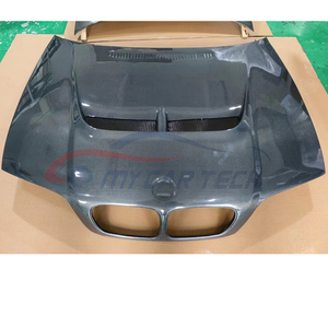 Per <span class=keywords><strong>BMW</strong></span> <span class=keywords><strong>Serie</strong></span> 3 E46 Coupé <span class=keywords><strong>2</strong></span> porte pre-restyling, cofano in fibra di carbonio, presa d'aria per cofano, copertura motore, kit carrozzeria - Product Image 4