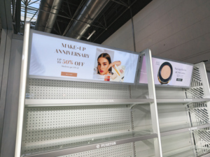 Expositor de Pared de Alta Gama para Productos de Cuidado de la Piel, con Letrero Luminoso Superior para Mostrador de Marca - Product Image 2