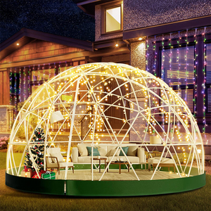 Personalizzabile 4m giardino trasparente esterno Igloo cupola <span class=keywords><strong>tenda</strong></span> semplice stile 8m bolla geodetica Igloo per resort e <span class=keywords><strong>tenda</strong></span> fiera - Product Image 2