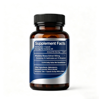Capsules de Rhodiola Rosea Naturelle en Gros OEM ODM, Complément Herbal Végétalien à Marque Privée pour Soutenir la Santé Immunitaire des Adultes