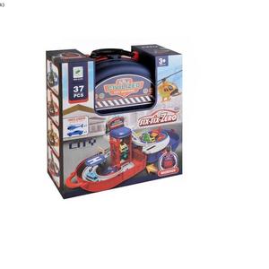 Montaje educativo para niños, pista <span class=keywords><strong>de</strong></span> Ciudad <span class=keywords><strong>de</strong></span> aleación, juguetes <span class=keywords><strong>de</strong></span> estacionamiento, juguetes <span class=keywords><strong>de</strong></span> ranura, plataforma giratoria, mochila elevadora, coche, estacionamiento <span class=keywords><strong>de</strong></span> juguete - Product Image 6