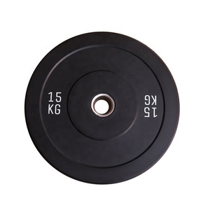 Cheap 10-45lbs Olym Bumper Plate Fitness Equipment Home Gym Free Weightlifting Rubber <b>Weight</b> Plates - Product Image 2