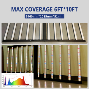 Lm301h EVO <span class=keywords><strong>lm281</strong></span> dẫn phát triển ánh sáng 4x8 wachstumslichter vollspektrum lampe de văn hóa dẫn de 1600 Watt 1500W 1300W 1200W phát triển ánh sáng - Product Image 2