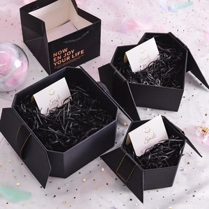 Boîte-cadeau en carton en forme de cœur hexagonal pour la Saint-Valentin, boîte de rangement pour produits de soin de la peau, boîtes-cadeaux en papier pour cadeaux - Product Image 2
