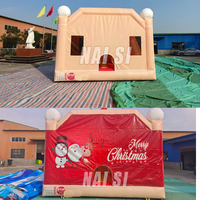 Bannières en velcro personnalisées pour château gonflable 13x13 à vendre, panneau de bannière joyeux anniversaire, module de château gonflable, panneaux d'art pour gonflables