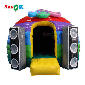 SAYOK Commercial <span class=keywords><strong>Gonflable</strong></span> Audio Musique air Ballons Rebond Maison Videur Château Combo <span class=keywords><strong>Jouet</strong></span> - Product Image 2