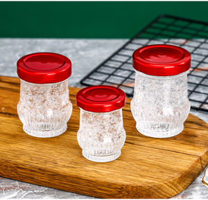 Exquisito Frasco de Vidrio Blanco de Boca Ancha de 50ml 75ml 100ml para Almacenamiento de Alimentos, Nido de Pájaro, Mermelada, Especias, con Tapa de Rosca y Base Grabada - Product Image 1