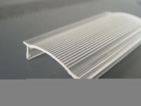 Couverture de lumière en acrylique extrudé transparente sur mesure pour diffuseur LED