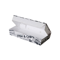 Boîte en carton personnalisée pour frites, gaufres, pâtisseries, churros, beignets – Idéale pour la restauration rapide et les plats à emporter