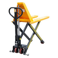 Chariot élévateur à palettes hydraulique à levage élevé, nouveau transpalette manuel à ciseaux