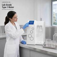 Machine à eau ultra pure de laboratoire pour l'analyse biochimique, la culture cellulaire, la détection TOC et la spectroscopie par absorption atomique