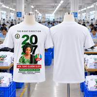 Chemises d'élection unisexes en fibre de polyester durable, sublimées, prix d'usine, ODM