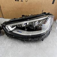 Phare LED Géométrique Effet Pluie de Météores pour Mercedes Classe S W223 S480 S580 S680 Maybach AMG 2021-25 Haute Configuration