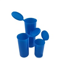 Vente en gros de flacons médicaux en plastique de 13 dr avec bouchon à pression pour pharmacie, conteneur à bouchon à pression