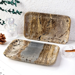 Pierres naturelles rares, peinture traditionnelle chinoise, plateaux à thé, cristal, <span class=keywords><strong>herbe</strong></span> et fleurs, assiettes de rangement pour le salon. - Product Image 4