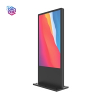 Écran tactile vertical de 86 pouces, refroidi par air et résistant à la chaleur, étanche IP65, affichage professionnel