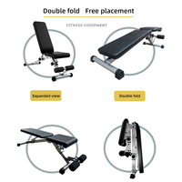 Banc de sport pliable, équipement d'entraînement physique, Commercial, réglables, maison