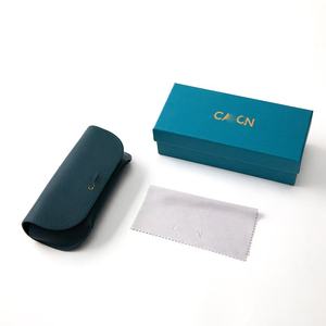 <span class=keywords><strong>Estuche</strong></span> <span class=keywords><strong>para</strong></span> Gafas de Sol Portátil y Elegante con Cierre Magnético, Cubierta Superior e Inferior de Tela Suave <span class=keywords><strong>para</strong></span> Guardar Gafas - Product Image 1