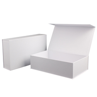 Individuell Bedruckte Luxuriöse Umweltfreundliche Geschenkbox aus Karton mit Magnetverschluss für Haare und Schuhe, Versandverpackung mit Band