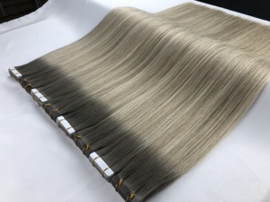 Ruikang Long - Extensiones de Cabello Humano con Cinta Adhesiva Invisible, Cabello Indio Rubio, Mini Inyectado, al por Mayor - Product Image 6