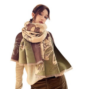Ánh Sáng Sang Trọng Bohemian Phong Cách Mộc Lan Trung Quốc Nghệ Thuật Ấm Khăn Của Phụ Nữ Dày Áo Khoác Cho Mùa Đông - Product Image 5