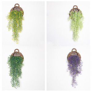 Piccoli fiori pendenti artificiali pianta finta <span class=keywords><strong>con</strong></span> Look realistico per l'arredamento di interni - Product Image 4