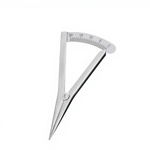 Pied à coulisse manuel Castroviejo 0-20 mm en acier inoxydable, instrument chirurgical pour microchirurgie - Product Image 1