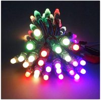 Lettre lumineuse pixels LED, 3d, 9mm, WS2811, lumière pour signalisation de lettres, décoration de noël