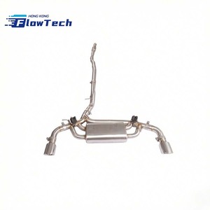 ระบบท่อไอเสียแบบ Catback พร้อมวาล์ว ทำจากสแตนเลส T304 สำหรับ BMW F40 M135i 2.0T B48 – แบบปลายท่อคู่ พร้อมระบบควบคุมวาล์วแบบรีโมท - Product Image 1