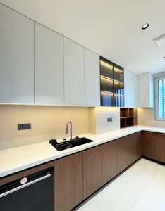 Service de personnalisation de toute la maison, cuisine moderne en aggloméré, mobilier de cuisine minimaliste de luxe pour villa - Product Image 2