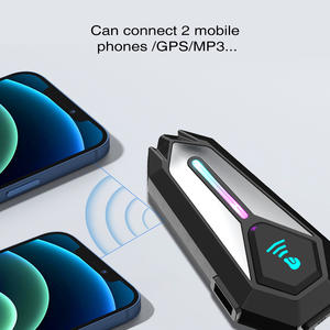 Auriculares para Casco LUVIN Glaxy8 BT 5.3 IP65 Impermeables para Comunicación entre Motociclistas y Pasajeros, Intercomunicador Bluetooth para Motocicleta de 300M - Product Image 2