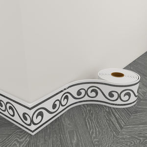 Décoration murale de luxe pour la maison cadre autocollant mural 10cm * 5m auto-adhésif PVC taille plinthe <span class=keywords><strong>carrelage</strong></span> autocollant mural - Product Image 3