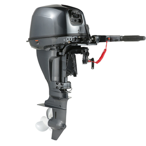 Nouveau moteur hors-bord à essence 4 temps de 15 CV avec arbre court/long, système de démarrage manuel/électrique, refroidissement par eau, moteur monocylindre - Product Image 2