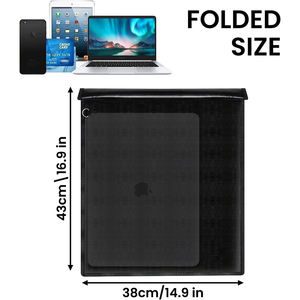 Faraday <b>Bag</b> for Laptops Faraday Cage Faraday <b>Bags</b> for Phones & Key Fobs Fireproof Anti-Theft Pouch Anti-Hacking Case Blocker - Product Image 3