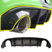 Diffuseur de pare-chocs arrière Accessoires Lèvre arrière Noir brillant Lèvre arrière Diffuseur arrière 2015-2021 Pour Dodge Charger