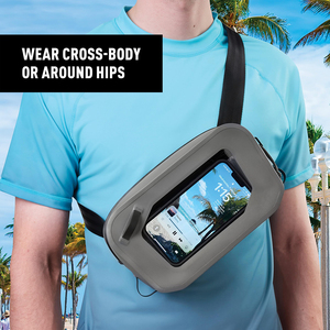 Sac banane étanche IP67 3L avec poche pour téléphone à écran tactile, idéal pour les voyages, les activités de plein air et les sports nautiques - Product Image 4