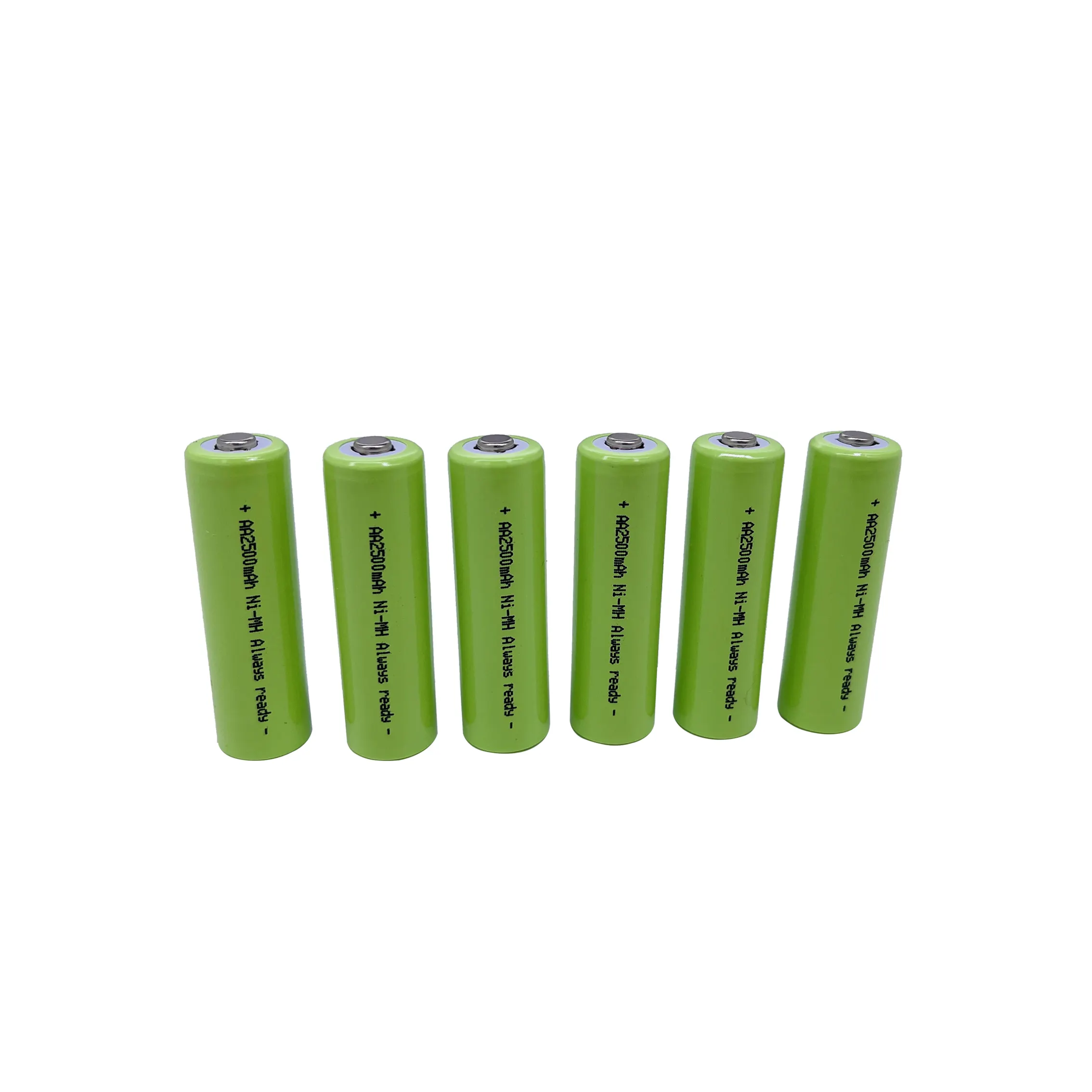 Factory price rechargeable AA 1.2V 2500mah Ni-MH battery for light