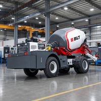 Camion malaxeur à béton autochargeant polyvalent, petite centrale à béton pour les sites de développement des infrastructures