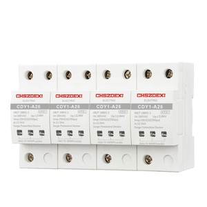 Trạm cơ sở Sét công nghiệp hạng nhất 10/350us kiểm tra thiết bị bảo vệ tăng ba pha 1p2p3p4p limp25ka được xếp hạng - Product Image 1