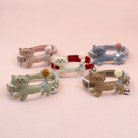 Nouveau collier pour animaux de compagnie 2026 en cordon de laine avec nœud et clochette, collier pour chat et chien, accessoires pour animaux de compagnie