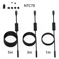 Caméra d'inspection endoscopique NTC70 HD avec 8 lumières LED réglables, 8 mm, semi-rigide, type C, connexion directe iOS, boroscope