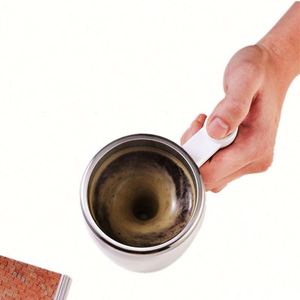 Tasse à mélange automatique de haute qualité, portable, en acier inoxydable, réutilisable, pour lait, café, eau, avec couvercle et poignée - Product Image 2
