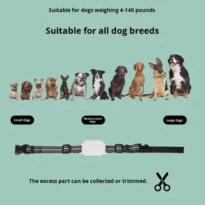 Appareil de dressage pour chien à télécommande Easy Pets, choc électrique, vibration, ultrasons, anti-aboiement, matériau ABS, pour chiens de grande et petite taille - Product Image 4