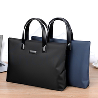 Juyouying léger étanche fermeture éclair Nylon bureau ordinateur manchon sac à main mallette d'affaires moderne ordinateur portable sac fourre-tout pour hommes