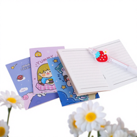 Niedliches Cartoon 64K Mini-Notizbuch, Spaß-Tagebuch für Schüler und Kinder, Tragbares Notizbuch