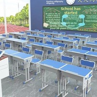 Ensemble table et chaise d'étude pour enfants, réglable en hauteur, bureau d'école moderne pour étudiants, table d'apprentissage pour enfants avec tiroir
