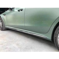 Kit carrosserie en fibre de carbone style B pour Mercedes Benz AMG GT50 GT53 4 portes 2018+ comprenant lèvre avant, diffuseur arrière, jupes latérales et spoiler